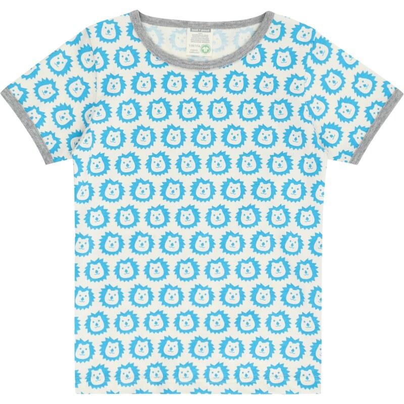 loud + proud T-Krekls bēšs / ūdenszils / pelēks