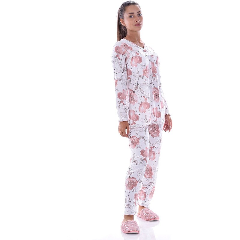 TIMILJA Sieviešu pidžama Kokvilnas viskozes plāna elpojoša lielie izmēri 81556M 4XL