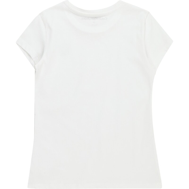 Calvin Klein Jeans T-Krekls rožkrāsas / ķiršsarkans / melns / balts