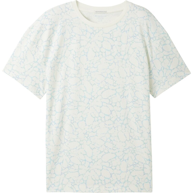 TOM TAILOR T-Krekls debeszils / gandrīz balts