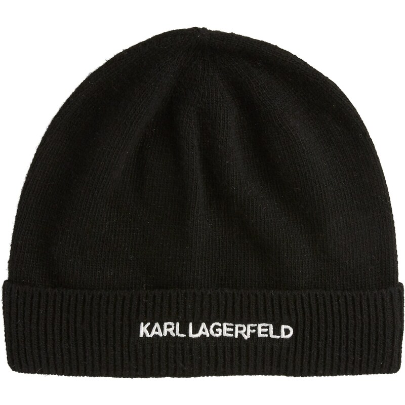 Karl Lagerfeld Cepure melns / balts