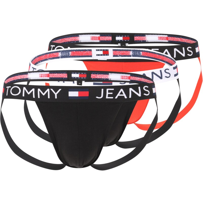 Tommy Hilfiger Underwear Biksītes tumši zils / oranžs / melns / balts