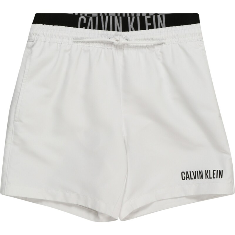 Calvin Klein Swimwear Peldšorti 'Intense Power ' melns / balts