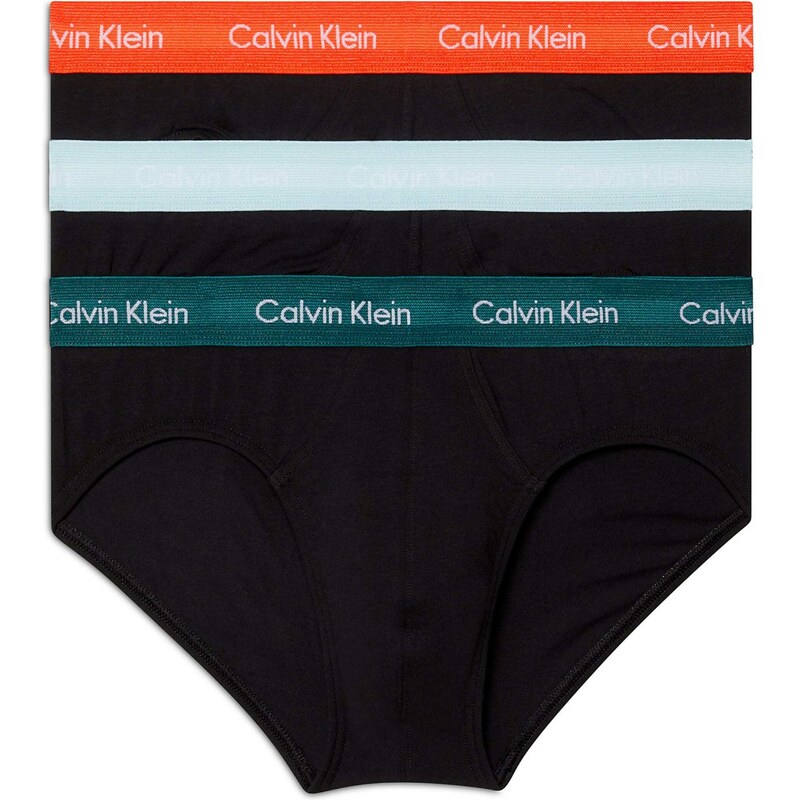 Calvin Klein Underwear Biksītes nefrīta / ugunssarkans / gandrīz balts