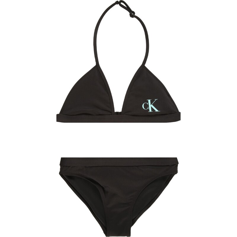 Calvin Klein Swimwear Bikini pasteļzaļš / melns