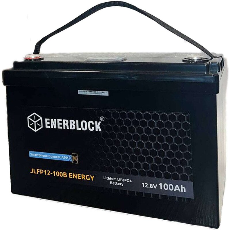 ENERBLOCK lithium battery LiFePO4 LFP 12V 100AH BMS 1280Wh