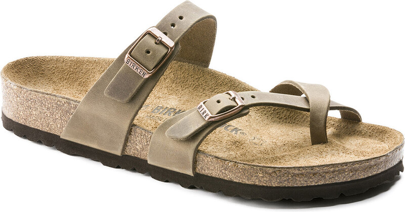 Birkenstock Mayari FL Tabacco Brown Regular Fit Unisex - Sandales Birkenstock - Pelēks - 1011433-8