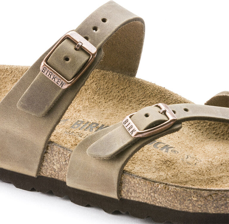 Birkenstock Mayari FL Tabacco Brown Regular Fit Unisex - Sandales Birkenstock - Pelēks - 1011433-8