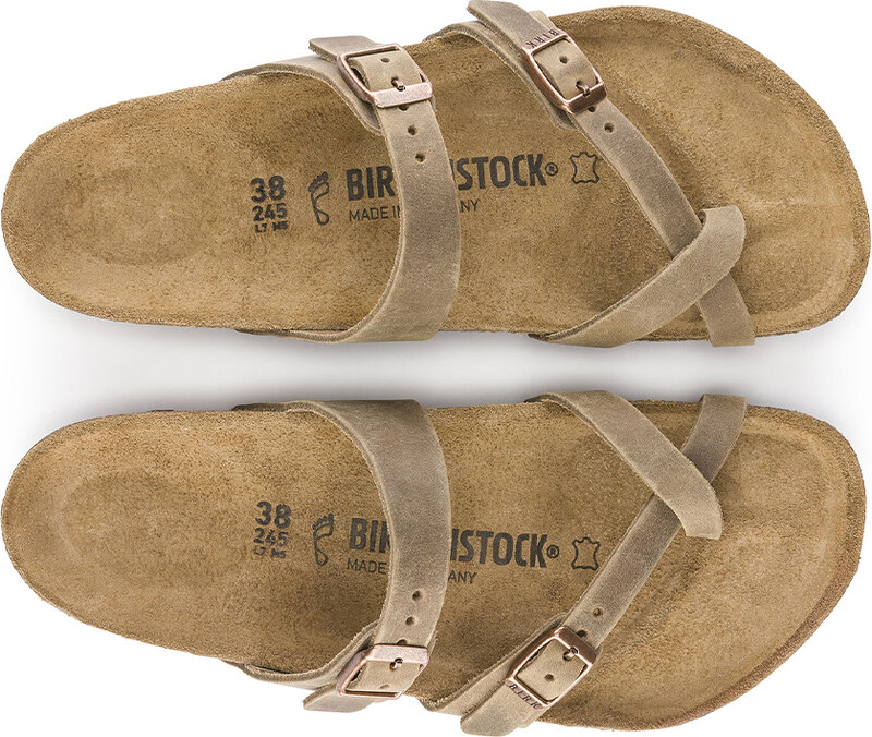 Birkenstock Mayari FL Tabacco Brown Regular Fit Unisex - Sandales Birkenstock - Pelēks - 1011433-8