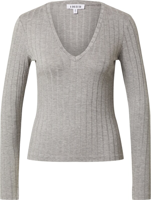 EDITED T-Krekls 'Elin' raibi pelēks