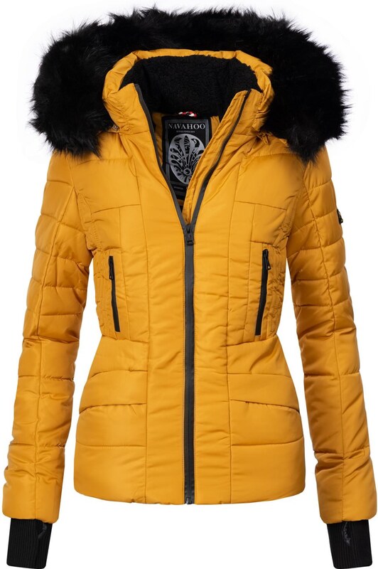 NAVAHOO Ziemas jaka 'Adele' safrāna / melns