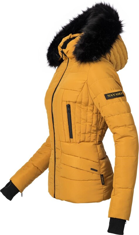 NAVAHOO Ziemas jaka 'Adele' safrāna / melns