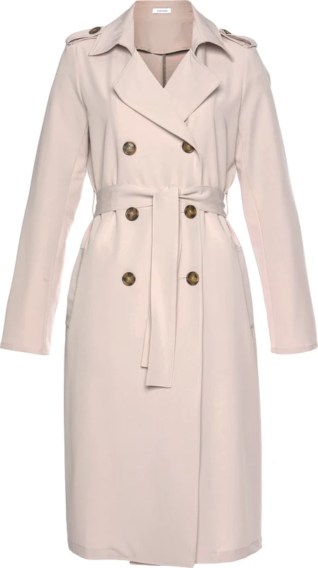 LASCANA Starpsezonu mētelis bēšs