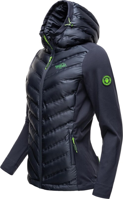 NAVAHOO Starpsezonu jaka 'Nimm Mich Mit' naktszils / neonzaļš