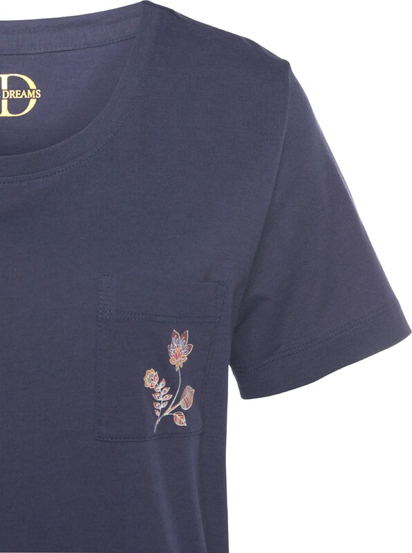 VIVANCE Pidžamas krekls tumši zils / jauktu krāsu