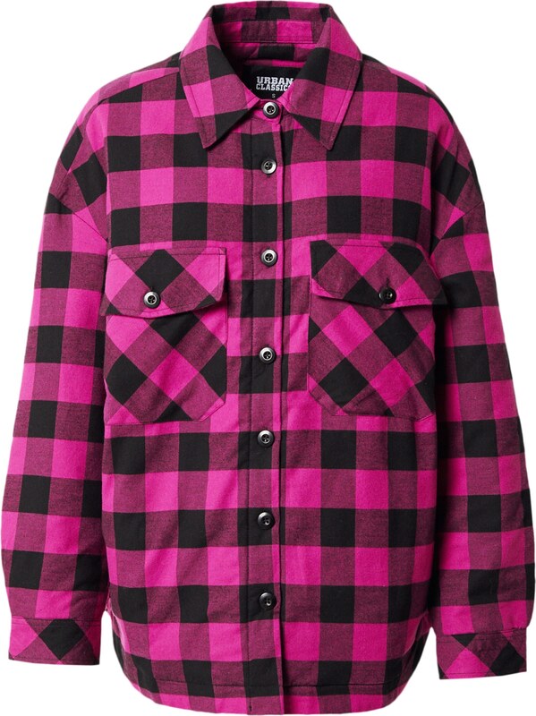Urban Classics Starpsezonu jaka sarkanviolets / melns