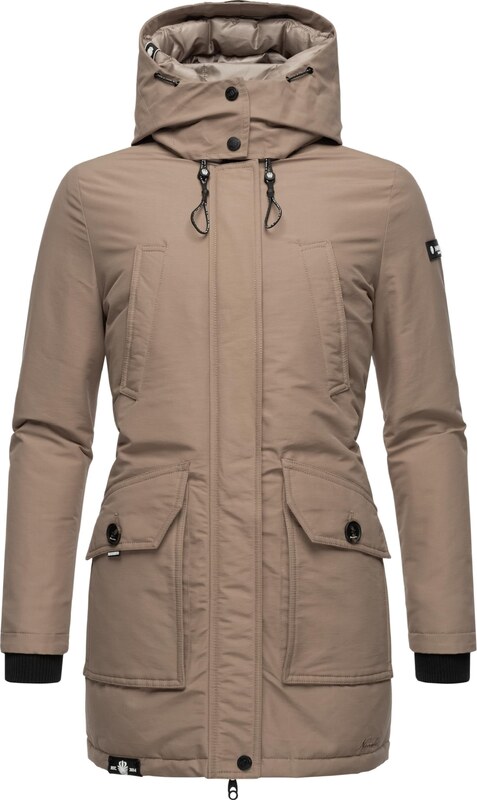 NAVAHOO Ziemas jaka bēšs / melns / balts