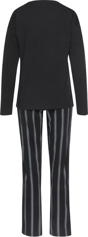 VIVANCE Pidžama 'Dreams' tumši zils / balts