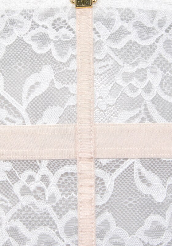 JETTE Zeķturis rožains / balts