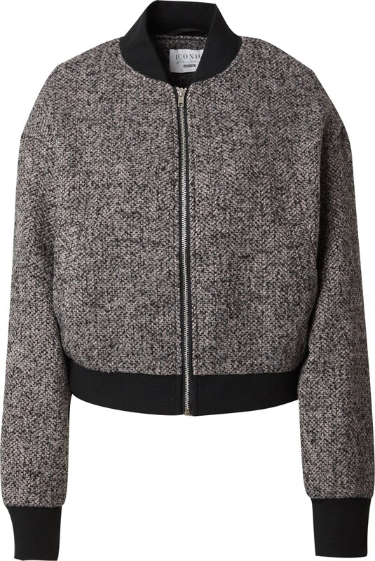 ABOUT YOU x Iconic by Tatiana Kucharova Starpsezonu jaka 'Orelia' pelēkbrūns / bazaltpelēks / melns