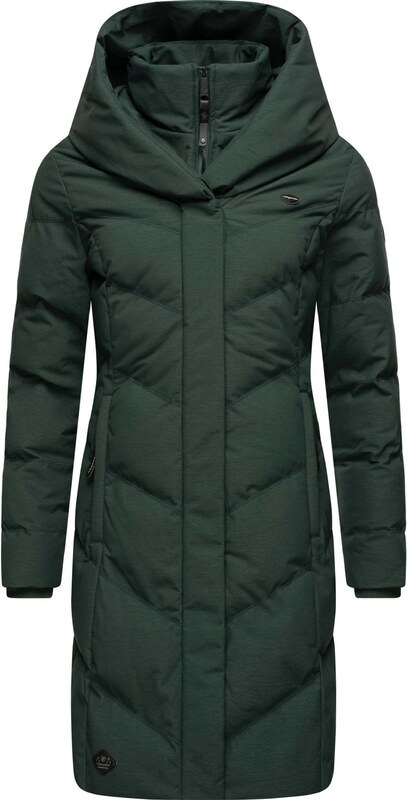 Ragwear Ziemas mētelis 'Natalka' tumši zaļš