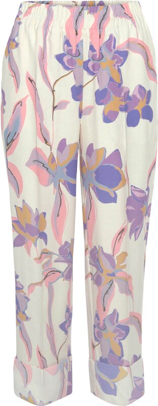 LASCANA Pidžamas bikses bēšs / lillā / rozā