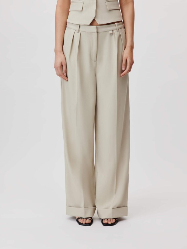 LeGer by Lena Gercke Klasiskas bikses 'Silva Tall' bēšs