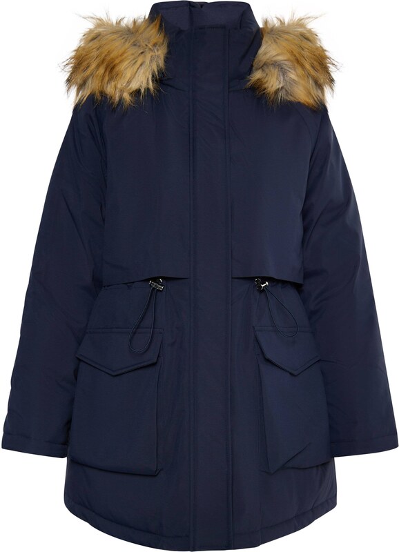 Usha Ziemas parka kamieļkrāsas / jūraszils