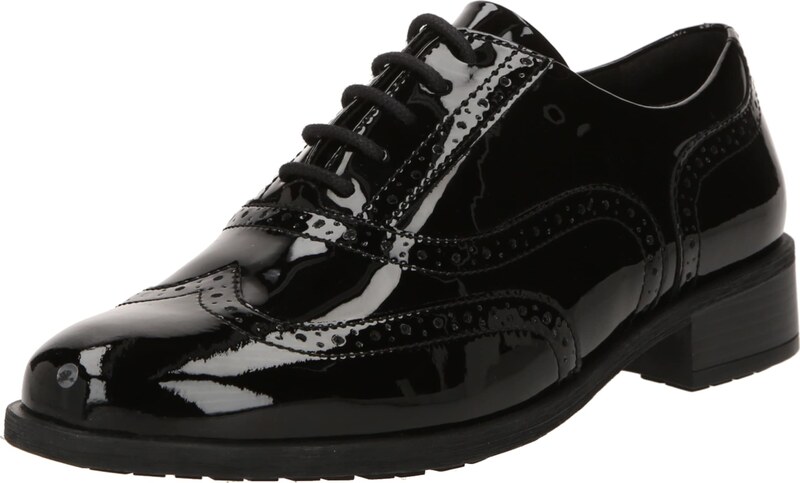 CLARKS Kurpes ar šņorēm 'Havisham' melns