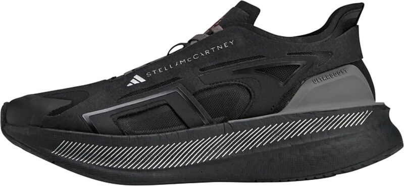 ADIDAS BY STELLA MCCARTNEY Skriešanas apavi 'Ultraboost 5' pelēks / melns / balts