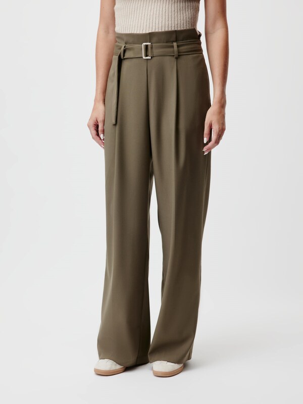 LeGer by Lena Gercke Klasiskas bikses 'Jocy' olīvzaļš
