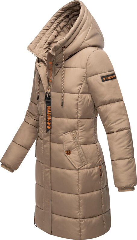 MARIKOO Ziemas mētelis 'Yuikoo' pelēkbrūns