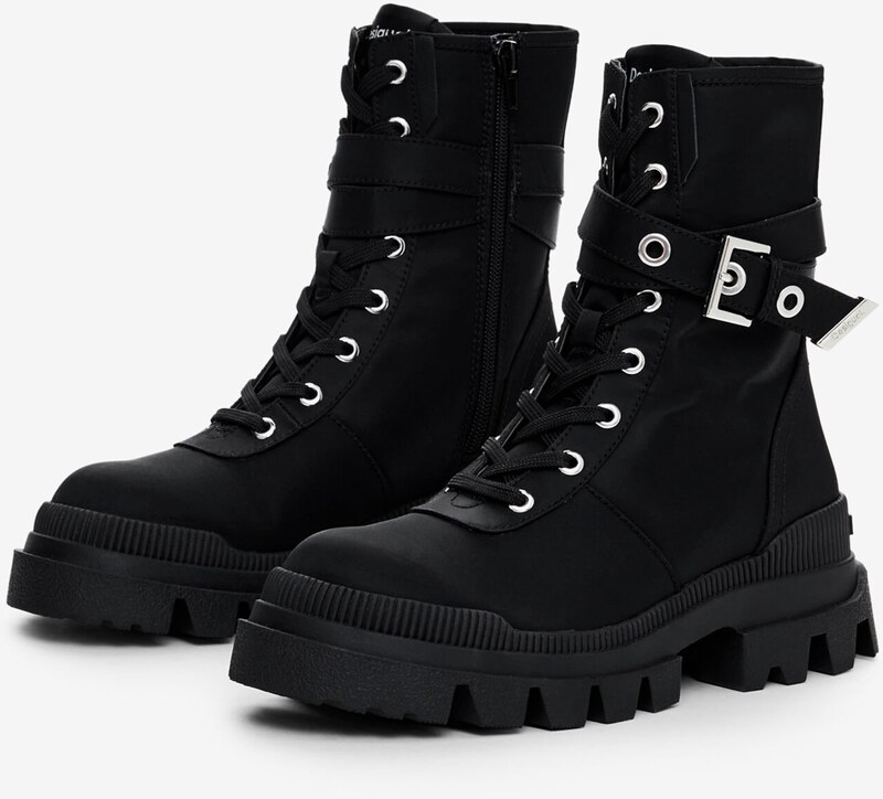 Desigual Sienamie zābaki melns