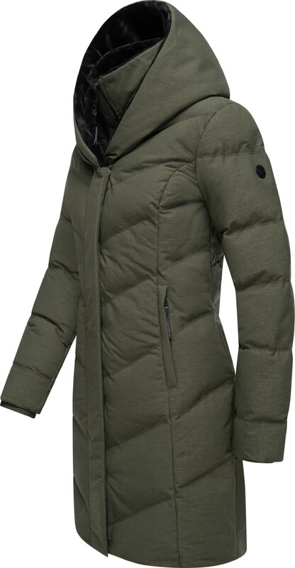 Ragwear Ziemas mētelis 'Natalka' olīvzaļš