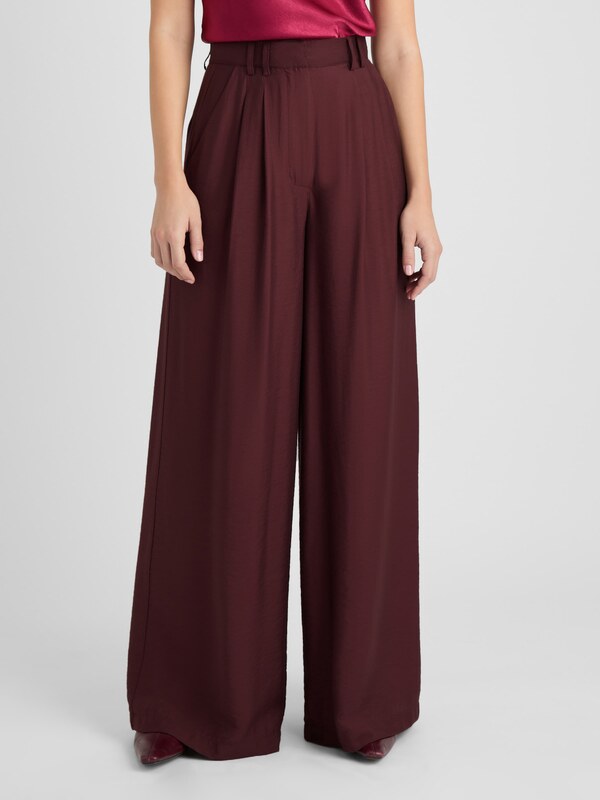 Guido Maria Kretschmer Women Klasiskas bikses 'Finja' kastaņbrūns