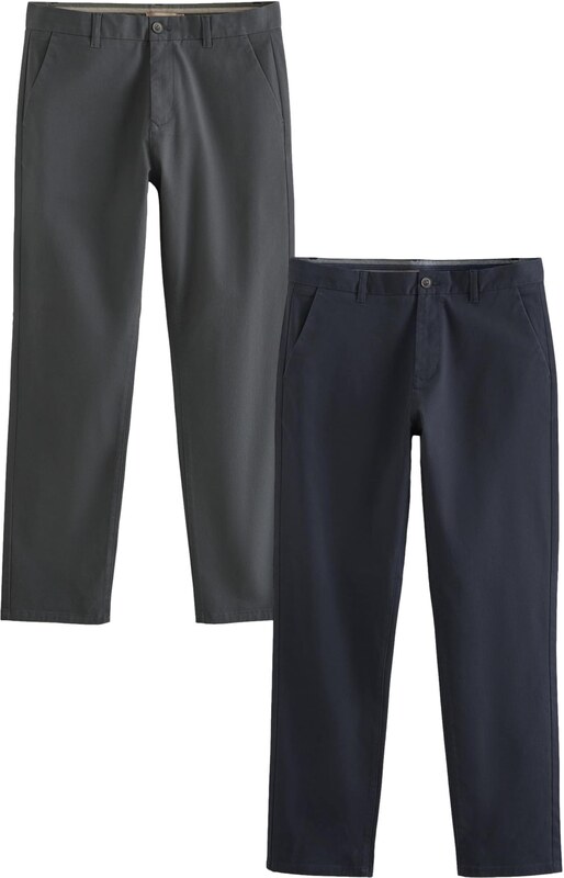 Next Čino bikses zils / pelēks