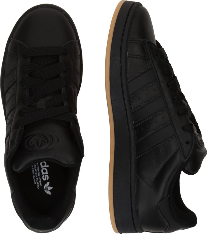 ADIDAS ORIGINALS Zemie brīvā laika apavi 'Campus 00s' zelts / melns
