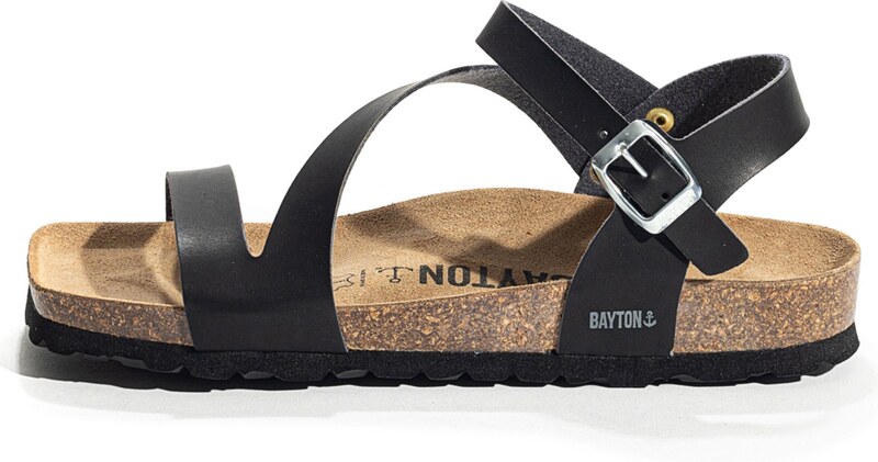 Bayton Siksniņsandales 'Vigo' melns