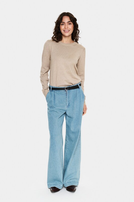 SAINT TROPEZ Džemperis 'Mila' jaukti bēšs