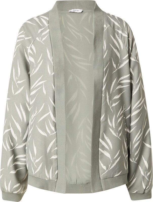 ABOUT YOU Starpsezonu jaka 'Maja' pasteļzaļš / balts