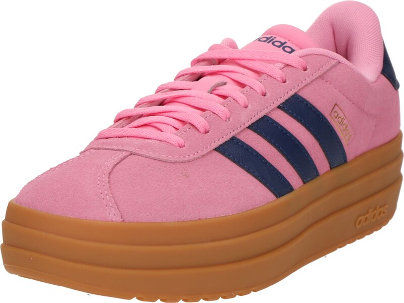 ADIDAS SPORTSWEAR Zemie brīvā laika apavi 'VL Court Bold' indigo / zelts / rozā