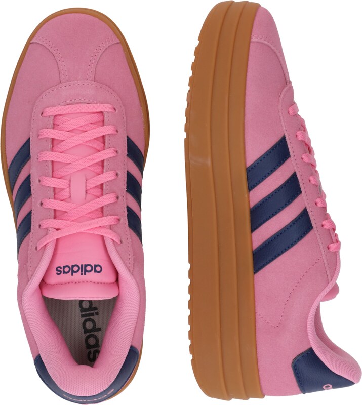 ADIDAS SPORTSWEAR Zemie brīvā laika apavi 'VL Court Bold' indigo / zelts / rozā