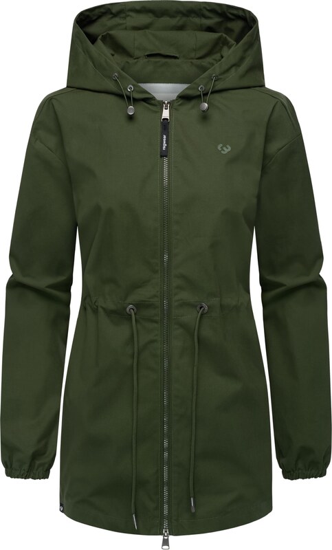 Ragwear Starpsezonu parka 'Monadissimo B' tumši zaļa