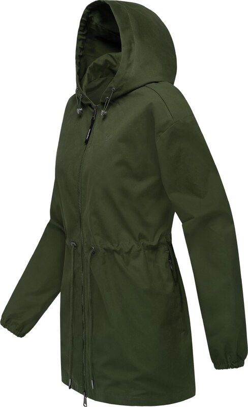 Ragwear Starpsezonu parka 'Monadissimo B' tumši zaļa
