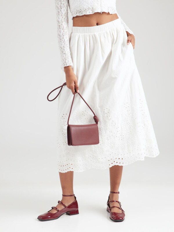 YAS Svārki 'YASLUMA' balts