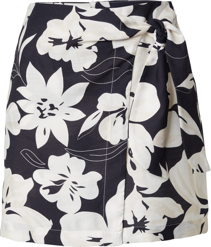 ABOUT YOU Svārki 'Poppy' melns / balts