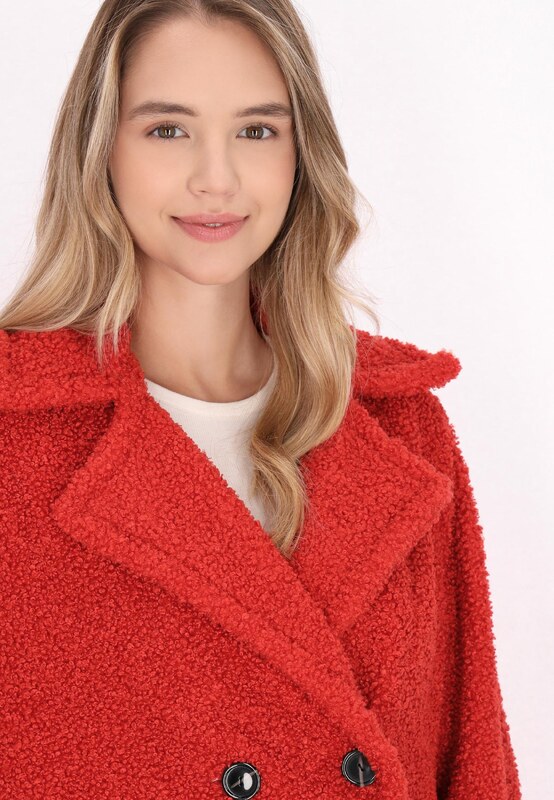 MYMO Starpsezonu mētelis sarkans