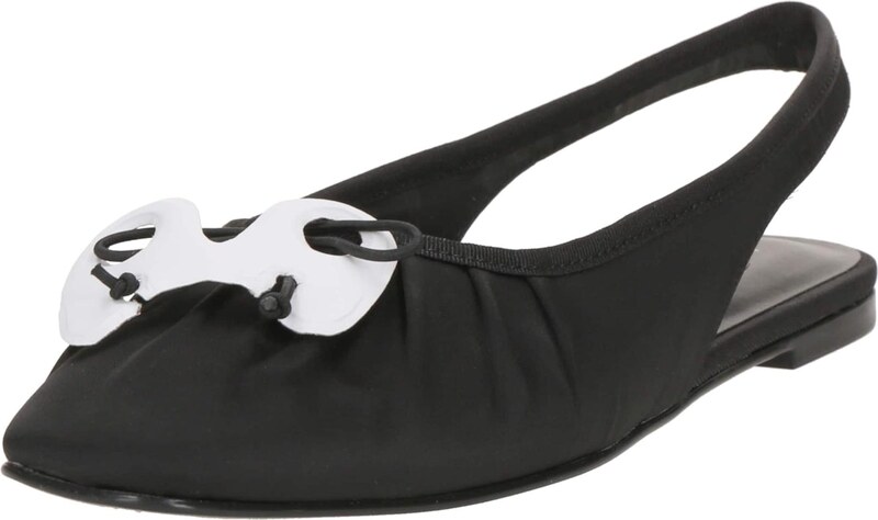 ALDO Balerīnas ar siksniņu 'ARLET' melns / gandrīz balts