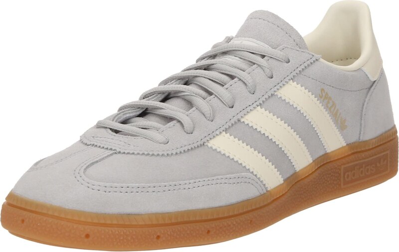 ADIDAS ORIGINALS Zemie brīvā laika apavi 'Handball Spezial' gaiši pelēks / balts