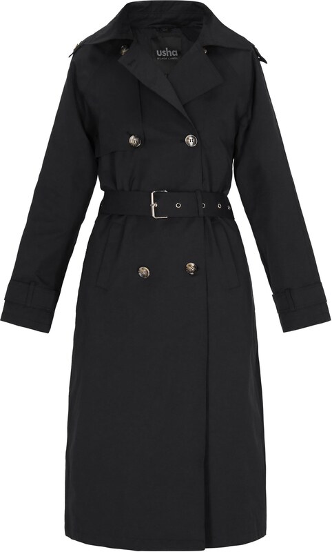 usha BLACK LABEL Starpsezonu mētelis melns